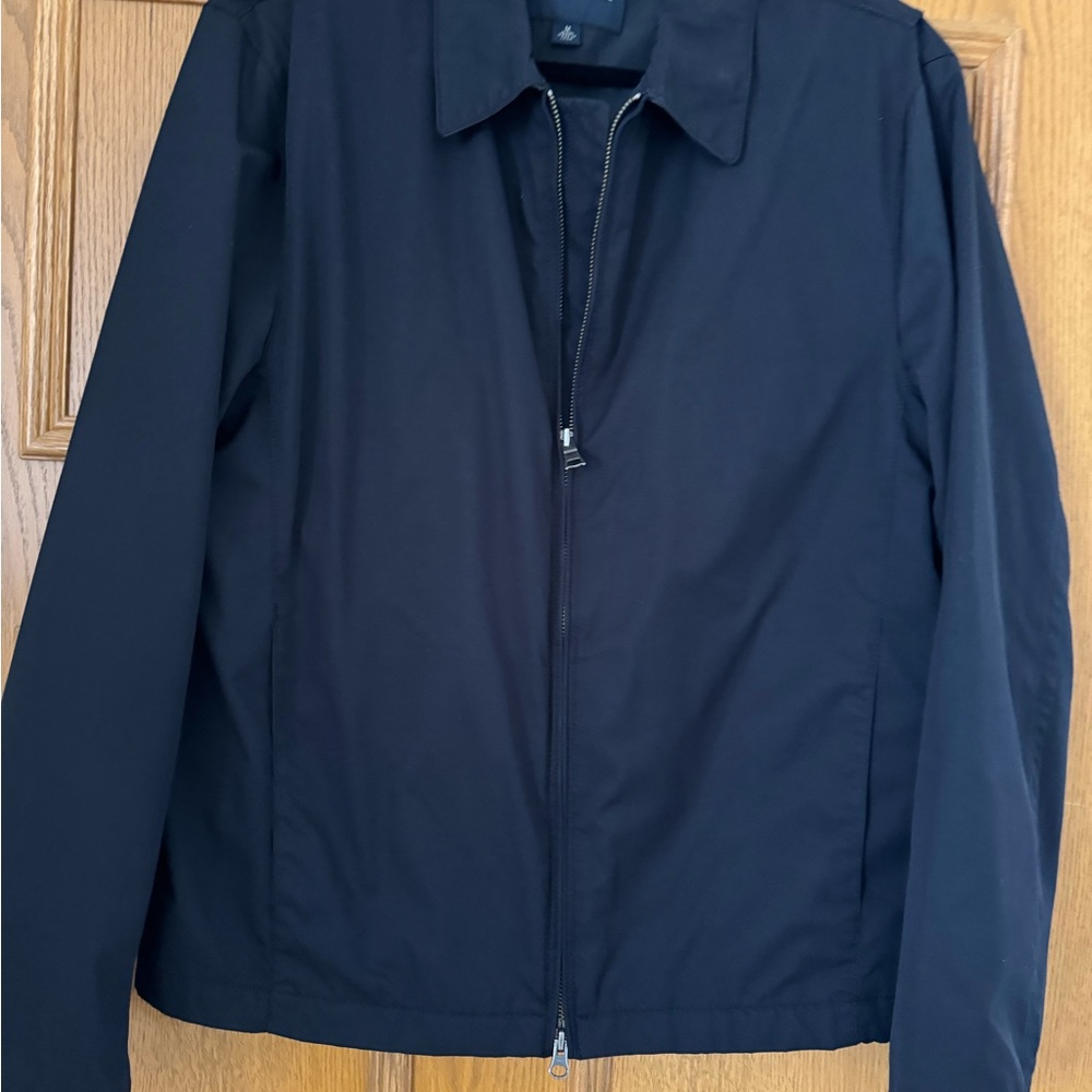 Banana Republic Men's Black Lightweight Zip Jacket